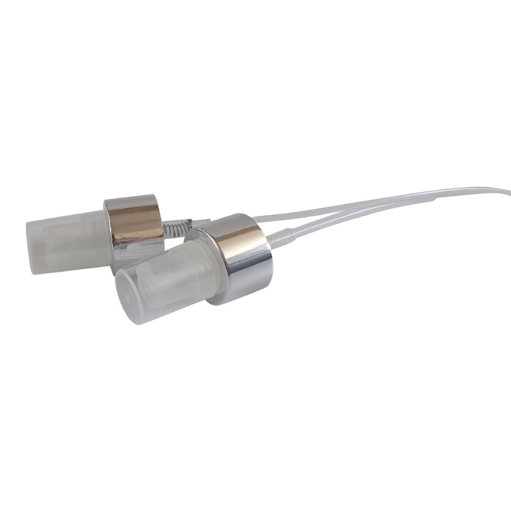 Silver Aluminium Screw Lid Bottles with Optional Pump or Spray Caps T9988 - Tinware Direct