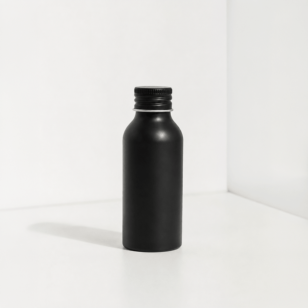 Rajoitettu erä: Black Gloss Aluminium Bottles | Ainutlaatuinen viimeistely